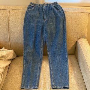 Lee vintage 90s medium wash high-waisted baggy jeans - like new!